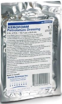 Dressing Petrolatum Impregnated Xeroform® 1 X 8  .. .  .  